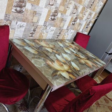 usaq mebel desti: Прямоугольный стол, Для кухни, 8 персон, Раскладной, Турция
