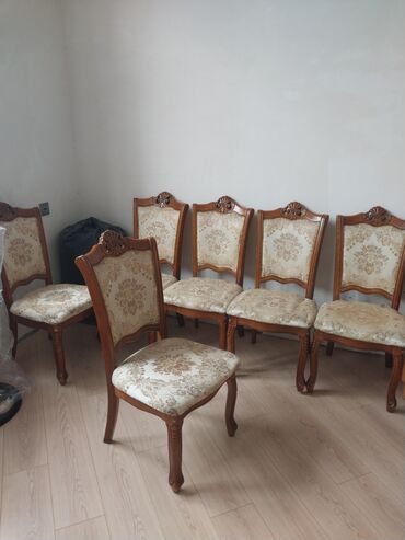 stul uzlukleri: Qonaq otağı üçün, Açılan, 6 stul