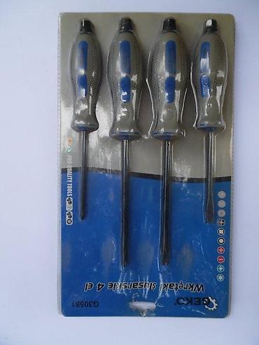 Setovi ručnog alata: Set odvijača – 4 dela - Tipovi: ravni i krstasti (Phillips) nastavci — 7