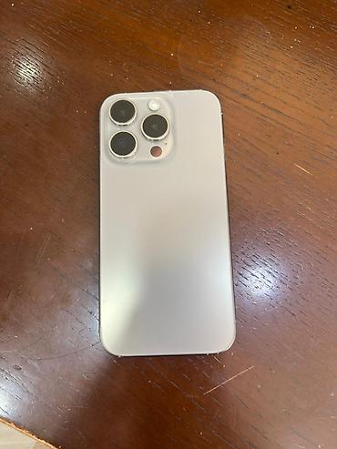 electronics iphone: IPhone 15 Pro, 128 GB, Natural Titanium — 1