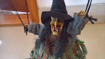 Igračke: Lutka Vestica Lobanja kostur koji prica Rare 2006 Zizzle Disney — 7