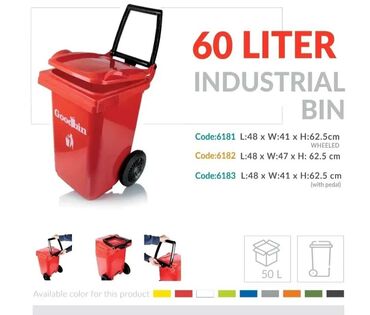 Tullantı qabları: Zibil vedre goodbin tekerli qapaqli zibil qabi goodbin tekerli qapaqli — 12