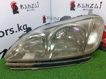 Крылья и комплектующие: Передняя левая фара Honda 2002 г., Б/у, Оригинал, Япония