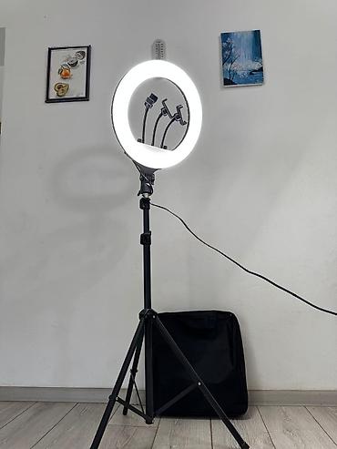 лампы для ногтей: Кольцевая LED‑лампа.мощ.36 модель Rl-14 Отличный набор для блогеров — 1