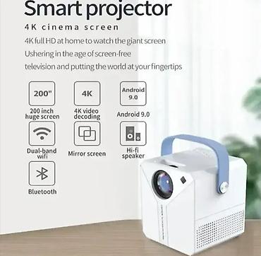Kućni dekor: Projektor Q96 ANDROID 4K LED WiFi 🎥📱 Ovaj projektor sa ANDROID 4K — 1