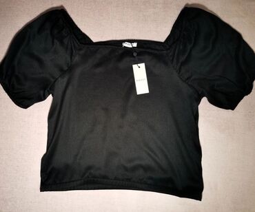crna providna bluza: L (EU 40), Jednobojni, bоја - Crna
