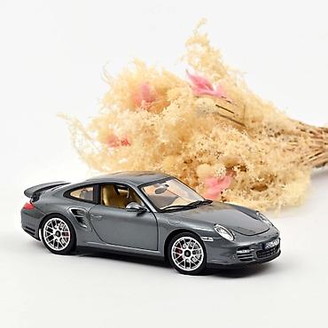formula 1: 🚗 Porsche 911 Turbo 2010 – Grey Metallic – 1:18 Die Cast Norev Norev — 1