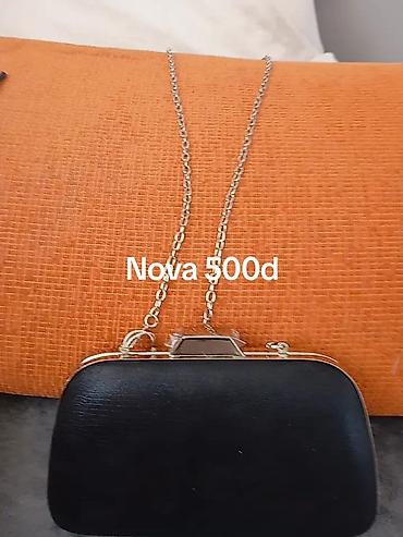 Putni koferi i torbe: Set torbi i tašni – više modela - Elegantna crna tašnica sa metalnim — 2