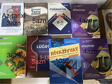 Kitablar və jurnallar: Abituriyent hazırlığı və məktəb proqramı üçün müxtəlif fənn üzrə dərs — 1