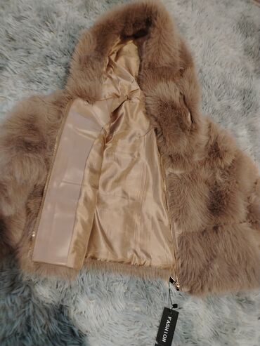 jakne parke prodaja: XL (EU 42), With lining, Faux fur, color - Beige