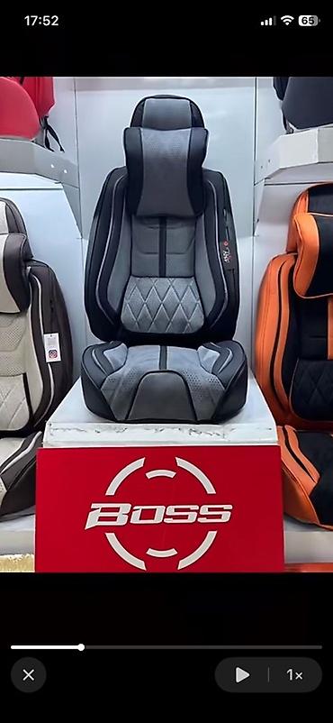 Аксессуары и тюнинг: Avtomobil oturacağı üçün “BOSS” universal üzlüklər və ortopedik — 3