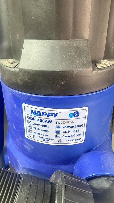 Все для дома и сада: Погружные дренажные насосы HAPPY серии QDS Модели: - QDS-550D • — 5