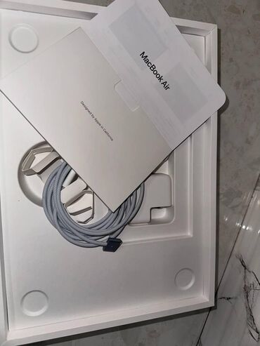 macbook air бу: Ноутбук, Apple, 16 ГБ ОЭТ, Apple M4, 13.5 ", Колдонулган, Жумуш, окуу үчүн, эс тутум SSD