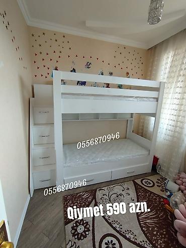 usaq yataqları: Oğlan və qız üçün, Yeni, Çarpayı, Matras ilə, Siyirməli, Laminat — 9