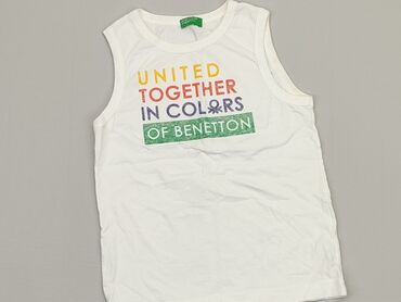 koszulki do biegania śmieszne: Koszulka, Benetton, 8 lat, 122-128 cm, stan - Bardzo dobry