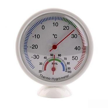 toplomer na celo: TERMOMETAR HIDROMETAR ZA INKUBATORE ANALOGNI | Okrugli Termometar i — 2