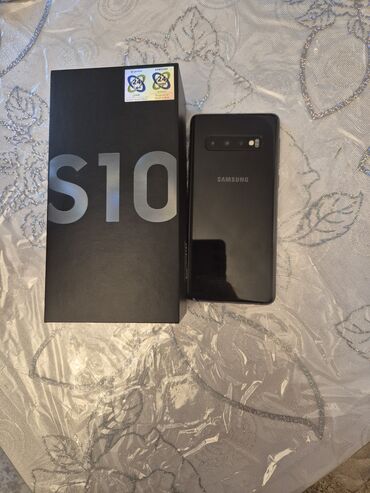 Samsung Galaxy S10, 128 GB, rəng - Qara, Sensor, Barmaq izi, Sənədlərlə