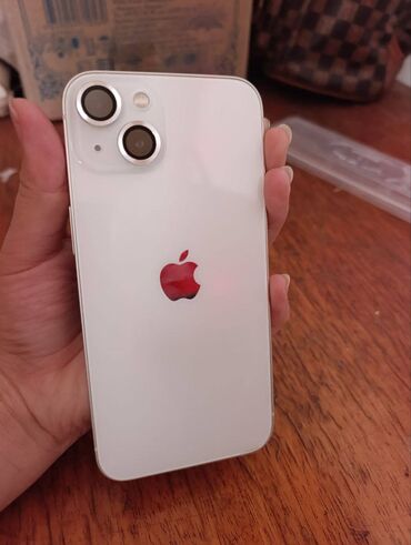 новый телефон самсунг: IPhone 13, Жаңы, 128 ГБ, Ак, Кабель, 100 %