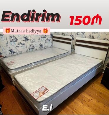 madeyra tek carpayi: Təknəfərlik çarpayı, Bazasız, Matras ilə, Siyirməsiz