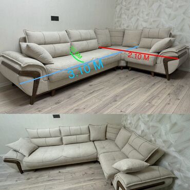 Masa və oturacaq dəstləri: Künc divan