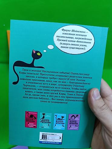Детские книги: Книга приключения кота детектива для детского чтения в ассортименте📚 — 9