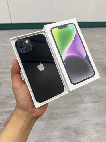 скупка бу телефонов на запчасти: IPhone 14, Б/у, 256 ГБ, Midnight, Коробка, 86 %