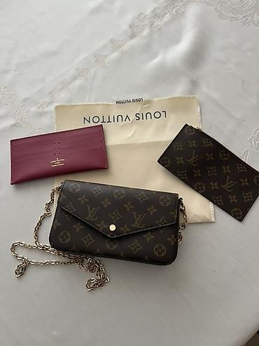 Aksesuarlar: Louis Vuitton Monogram “Félicie Pochette” dəst - Rəng və material — 1