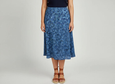 szara spódnice plisowane: Women`s skirt, size 3XL