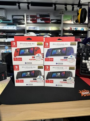 гелевые аккумуляторы: Грипп‑контроллеры HORI для Nintendo Switch (официально лицензированные