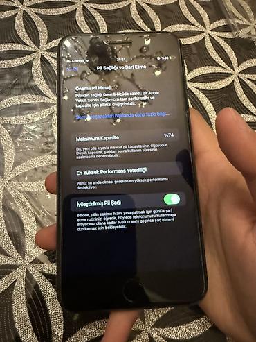 Apple iPhone: IPhone 8 Plus, 64 GB, Qara, Barmaq izi — 11