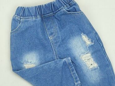 legginsy z cekinami dla dziewczynki: Denim pants, 3-6 months, condition - Very good