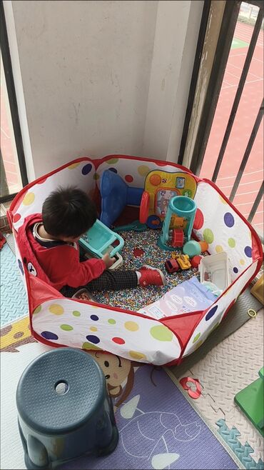 Игровые манежи: 🎉 Детский сухой бассейн Яркий и весёлый бассейн для игр с — 8