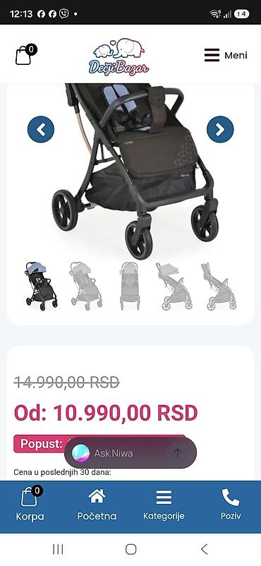 cupava sveska: Kisobran decija kolica Moni Cardi.Koriscena godinu dana.U odlicnom — 6