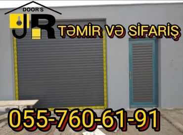 Giriş qapıları: 🚪✨ Avtomatik və Mexaniki Jalyüz Qapıların Sifarişi və Təmiri! ✨🚪 ✔️