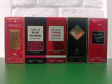Şəxsi əşyalar: Orijinal Dubay ətirləri 35 ml Hərəsindən 1 ədəd qaldığı üçün maya — 1