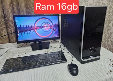 i5 komputer: Ram 16gb. SSD 480gb təzə. Core i7 (3770). Wifi qəbuledici. Səliqəli