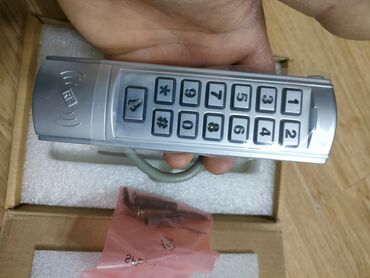 Видеонаблюдение: Считыватель отпечатков пальцев и карт, металлический — 9