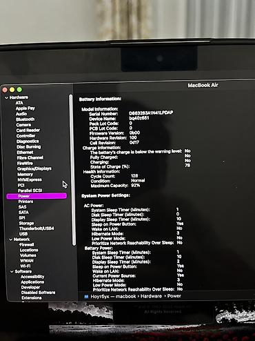 macbook air 2011: Для программирования, Б/у, Apple M2, ОЗУ, RAM: 16 ГБ — 5