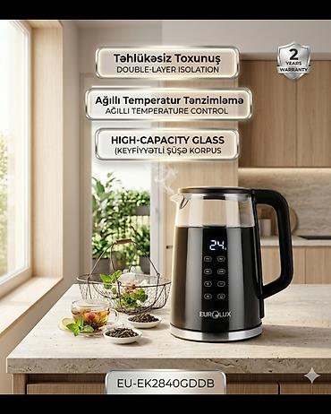 caydan caynik: №: 4625 Məhsulun adı: Elektrik çaydan Eurolux Duble-Layer Brend — 3