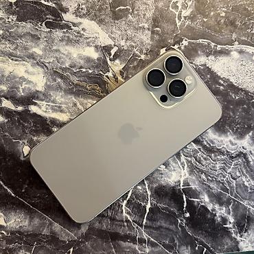 IPhone 15 Pro Max, Колдонулган, 256 ГБ, Natural Titanium, Каптама, 86 %