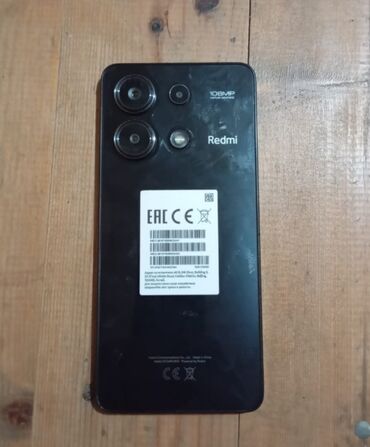 süd çəkən maşını: Redmi Note 13, 256 GB, rəng - Qara, Barmaq izi