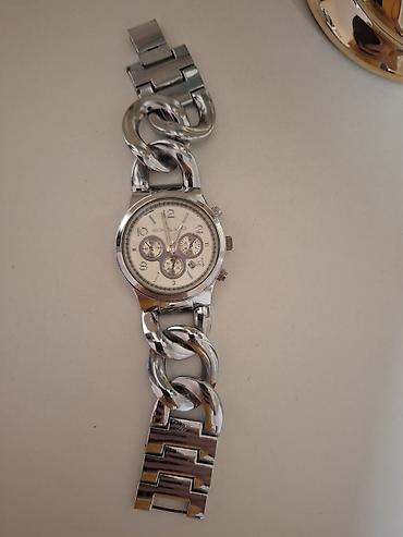 pinko uz: Ženski ručni sat Michael Kors, izrađen od metala u srebrnoj boji — 1