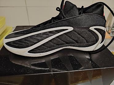 nike comand: Adidas Anthony Edvards muške košarkaške patike – crno/belo izdanje — 3