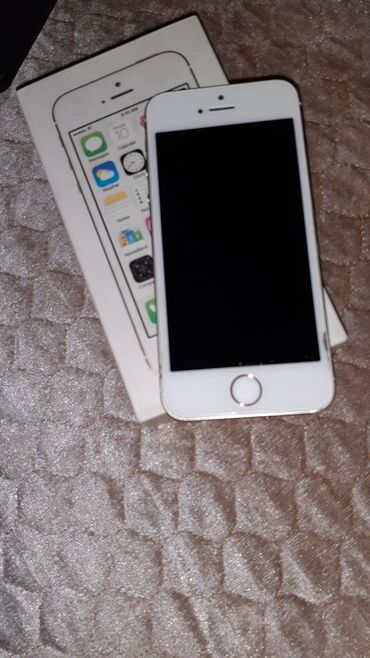 iphone 5s 64: IPhone 5s, 16 GB, Qızılı, Barmaq izi