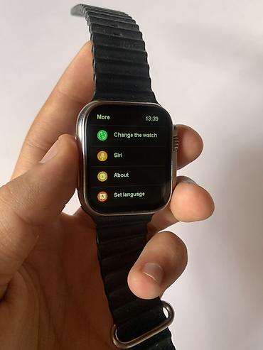 sato smart watch: Yeni, Smart saat, Apple, Sensor ekran, rəng - Boz — 6
