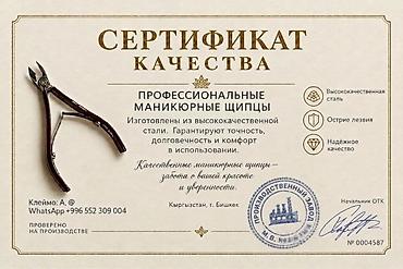 драгоценный камень: Ашка ТОЛЬКО ОПТОМ Профессиональные маникюрные щипцы - Инструмент — 4