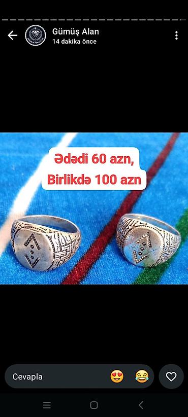 gumus braslet: Üzük, Gümüş — 1