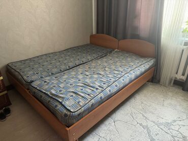 тк табылга мягкая мебель бишкек киргизия: Односпальная кровать, Б/у, С матрасом, МДФ, длина - 2 см