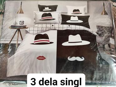 Posteljina: Pamucne posteljine Set sadrzi 3 dela: Cena: 2150 din Jorganska navlaka — 9