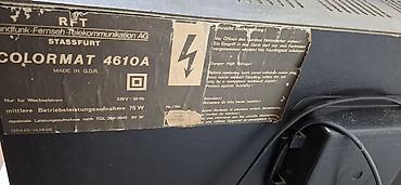 on bir tv: Tam işlək.RFT Colormat 4610A – retro rəngli kineskop televizor - — 4
